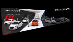Ligne k Motor show dubai, Peugeot, karine andré